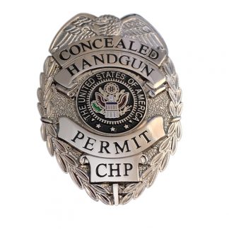 Concealed Handgun Permit CHP Badge